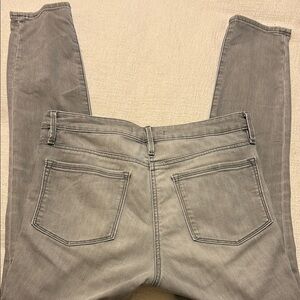 Athleta Gray Straight Leg Jeans Soft Denim